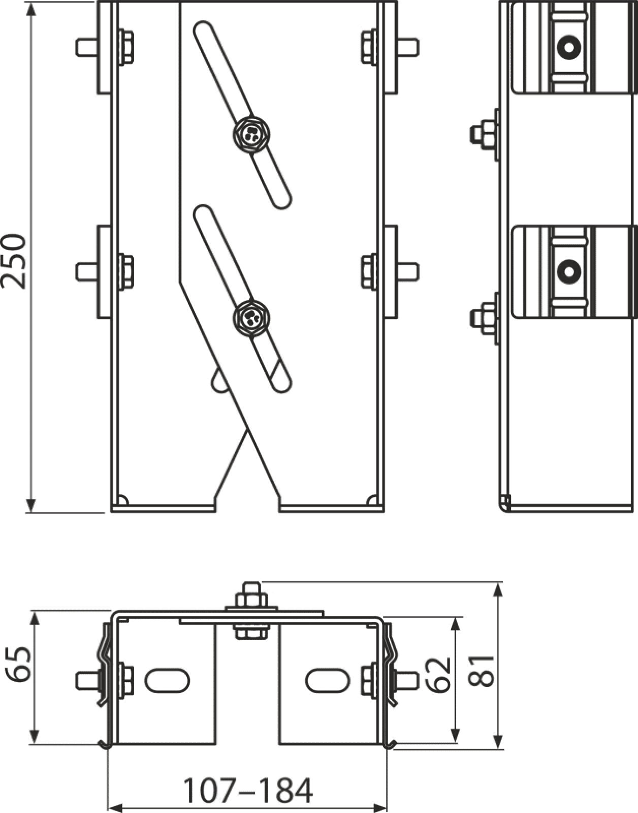 Башмаки крепёжные AlcaSystem AS-P041