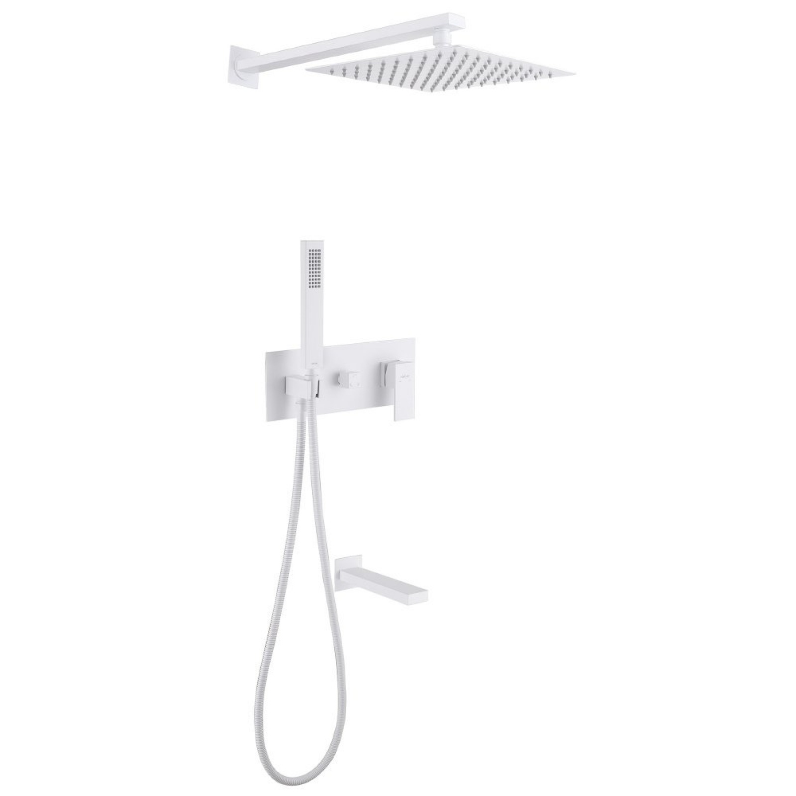 Душевая система ABBER Daheim AF8217W с изливом