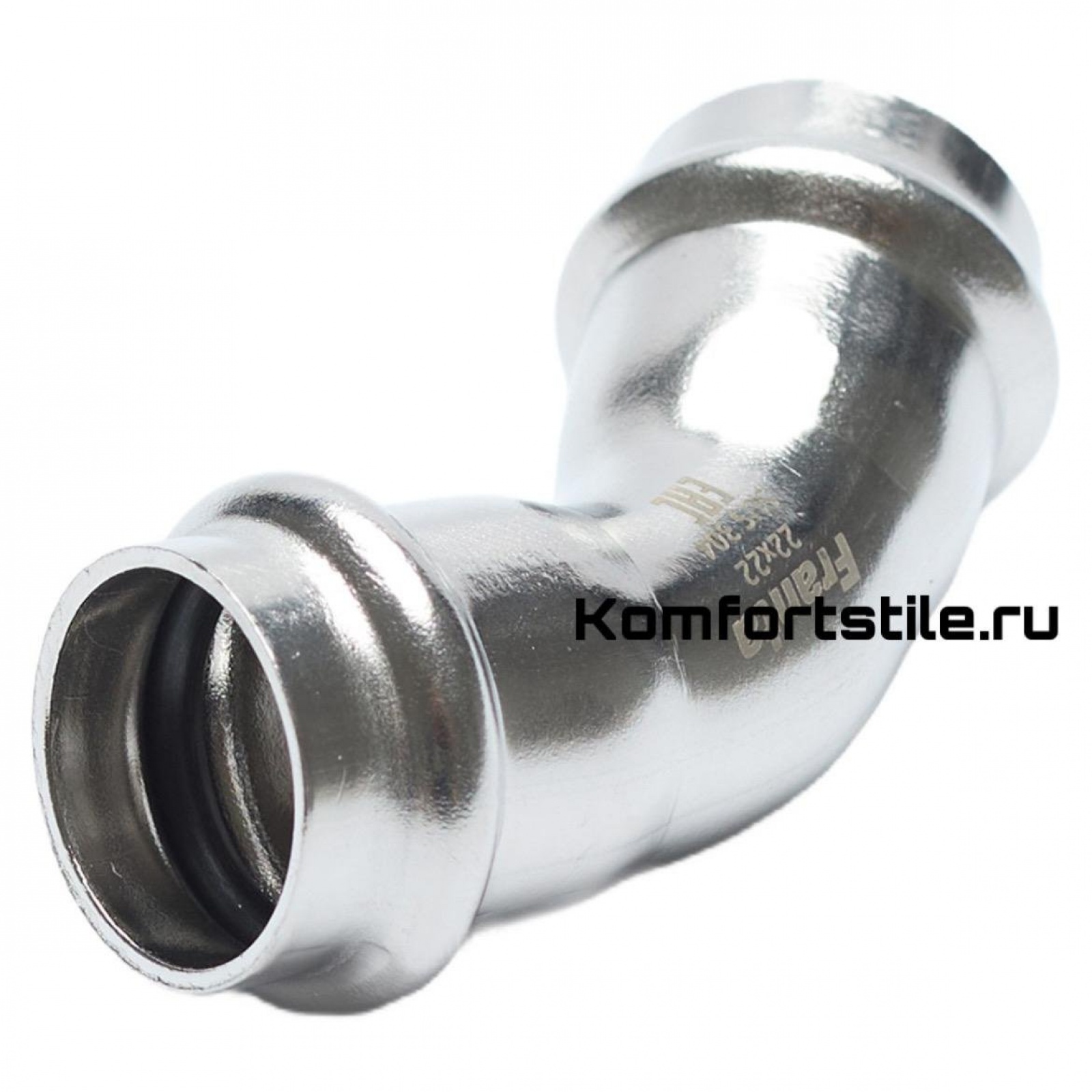 Угольники Franta 45 ВПр-ВПр из нержавеющей стали SUS 304 15 мм