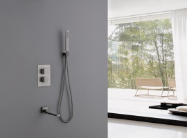 Душевая система ABBER Daheim AF8250NG

Скрытый монтаж, никелевый цвет, квадратный верхний душ 250...