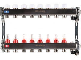 Ищете надежный коллектор для квартиры? Обратите внимание на коллектор ROMMER из нержавеющей стали...