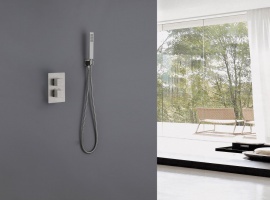 Душевая система ABBER Daheim AF8251SP &ndash; стильный и комфортный выбор для вашей ванной. Закаж...