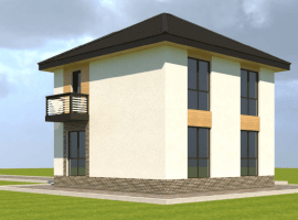 "Сказочный Уют" &mdash; это двухэтажный классический дом площадью 91,1 м&sup2; с террас...