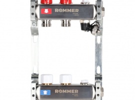 Коллектор из нержавеющей стали ROMMER с расходомерами &mdash; лучшее решение для вашего отопления...