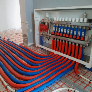 Отопление дома с системой водяного тёплого пола и газовой котельной