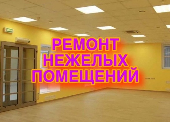 Профессиональный ремонт нежилых помещений для различных нужд.