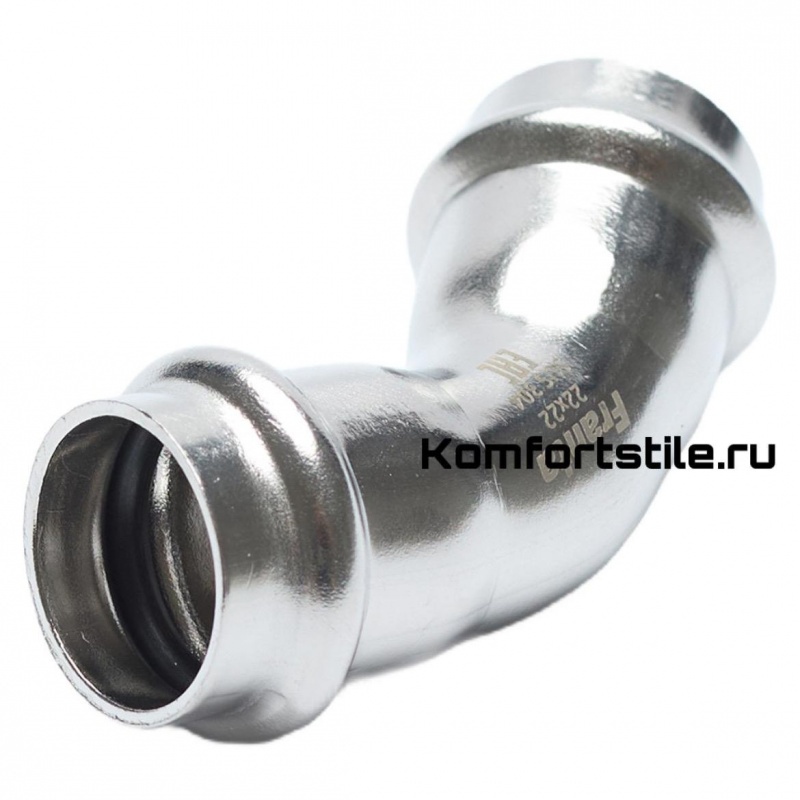 Угольники Franta 45 ВПр-ВПр из нержавеющей стали SUS 304 42 мм