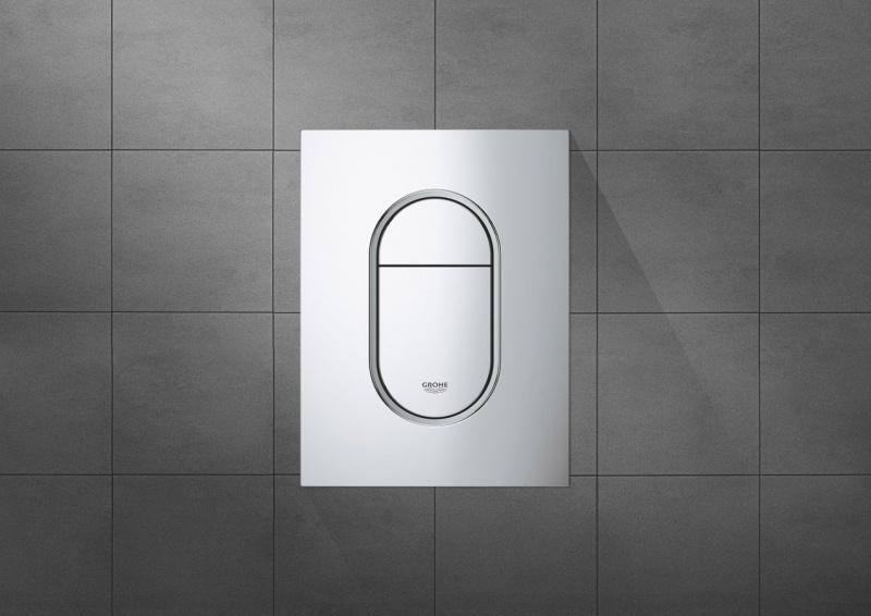 Панель смыва для унитаза GROHE Arena Cosmopolitan S, 3 режима, хром