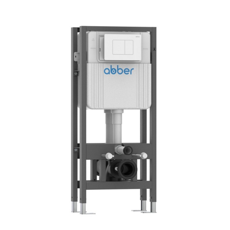 Двойная инсталляция ABBER AC0106 для двух подвесных унитазов
