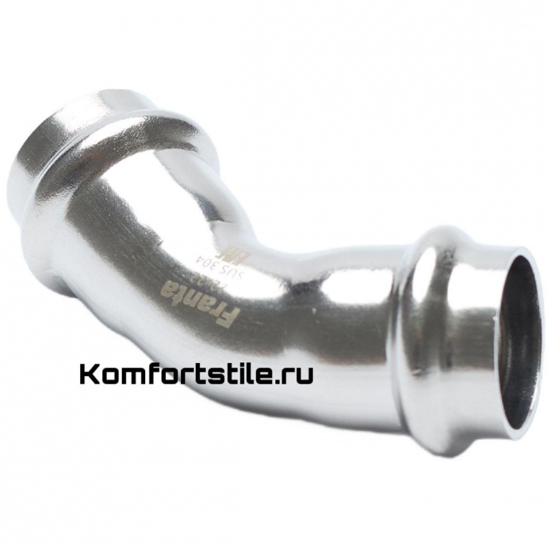 Угольники Franta 45 ВПр-ВПр из нержавеющей стали SUS 304 42 мм